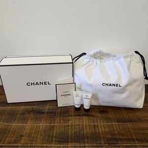 Authentic Chanel Gift Box and Cloth Bag